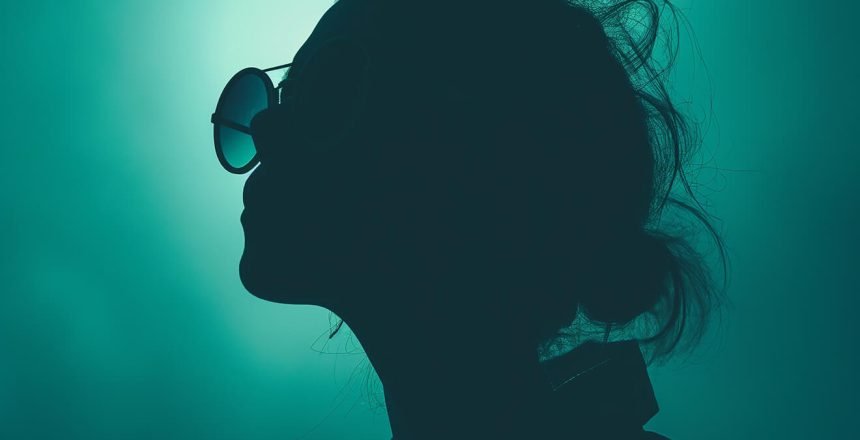 Contemplative-Silhouette-in-Teal